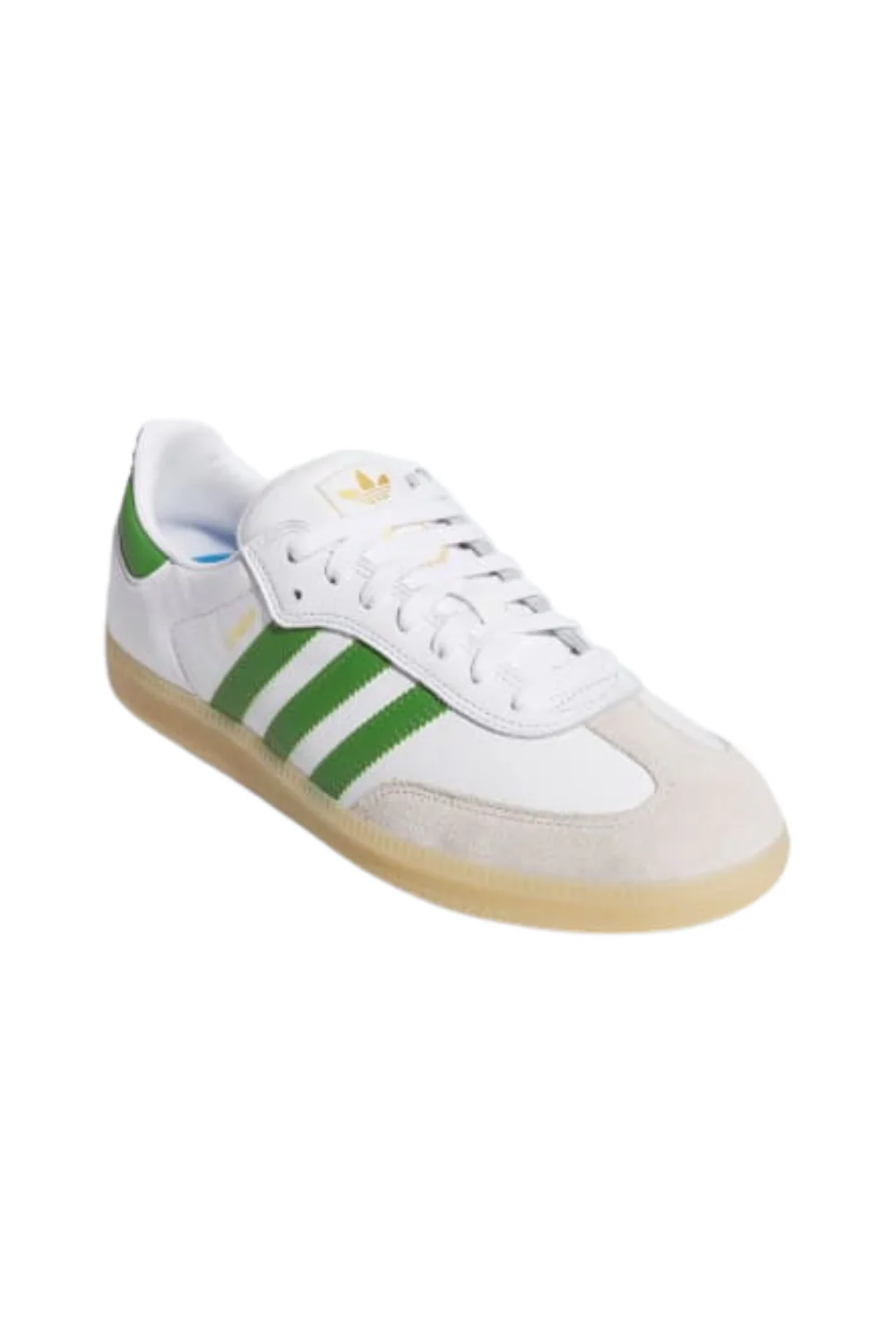 Adidas Samba Adv Shoes Cloud White / Crew Green /Gum - Image 2