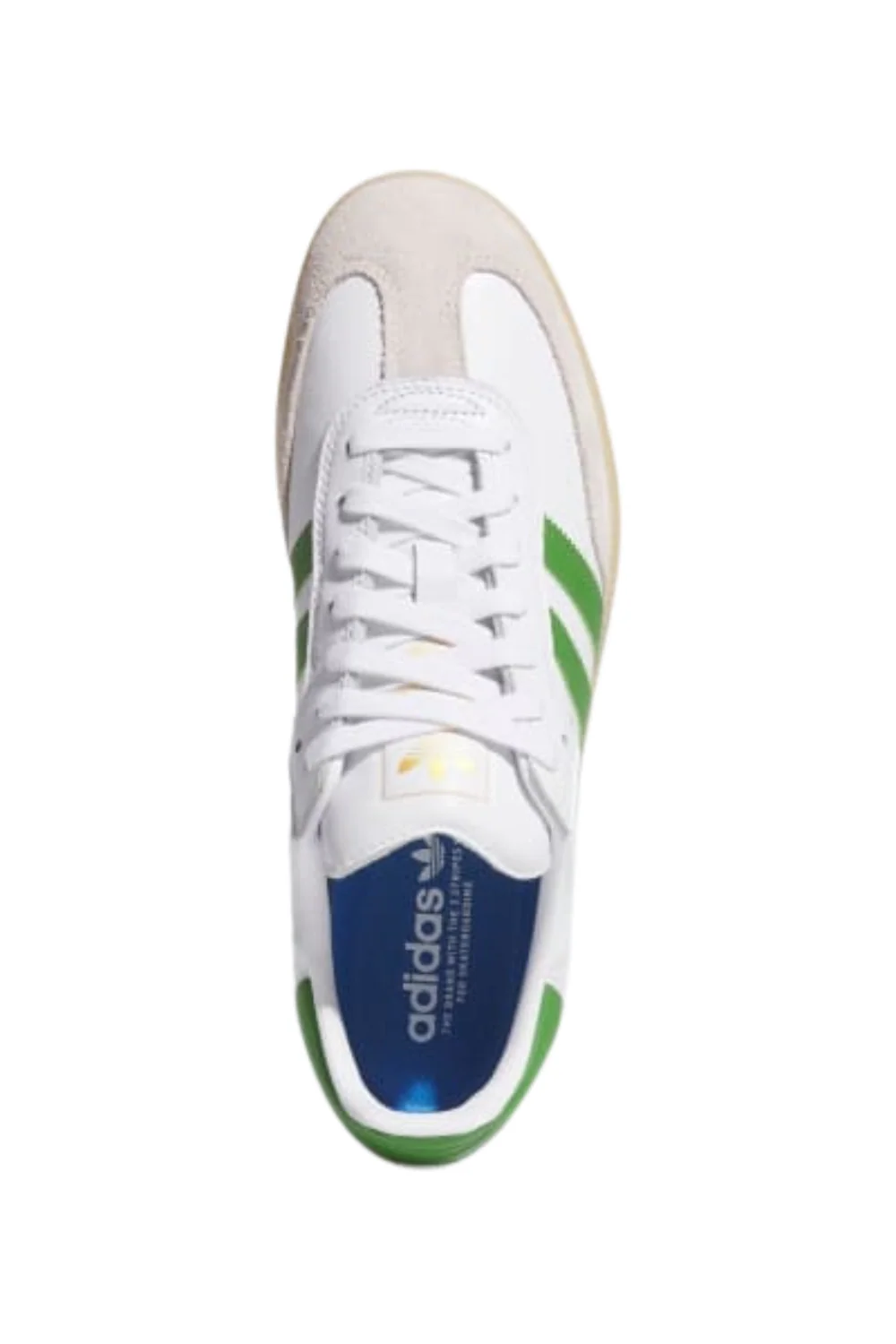 Adidas Samba Adv Shoes Cloud White / Crew Green /Gum - Image 5