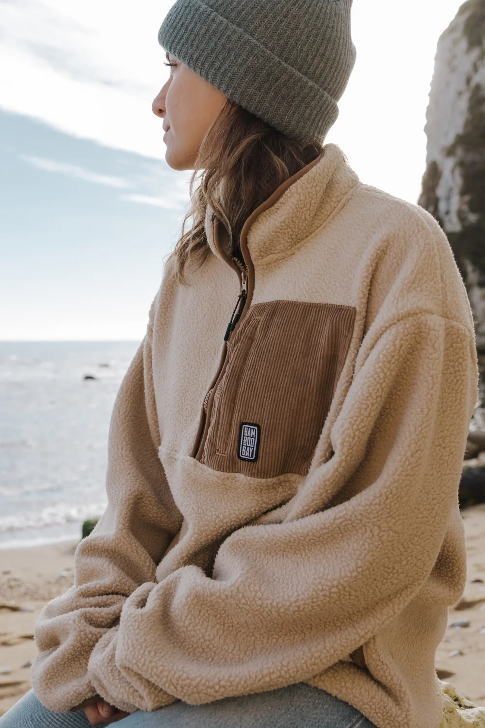 BamBooBay Boulder Fleece Natural - Image 7