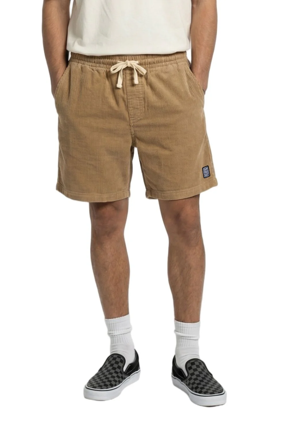 BamBooBay Chill Cord Shorts Mushroom