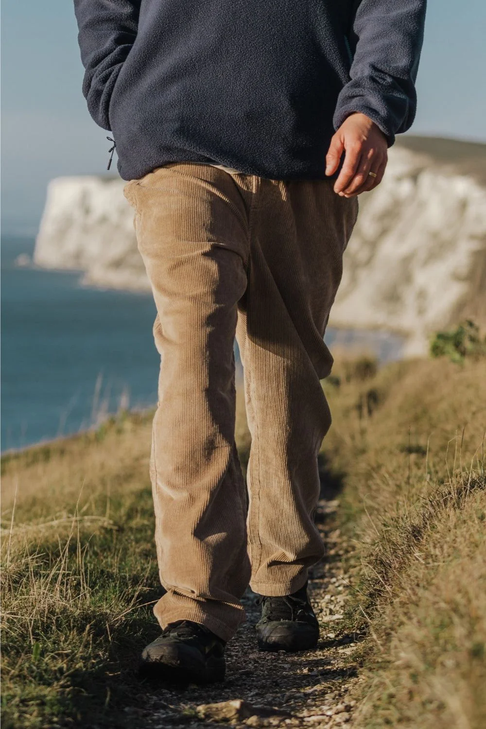 BamBooBay Chill Cord Trousers Mushroom - Image 2