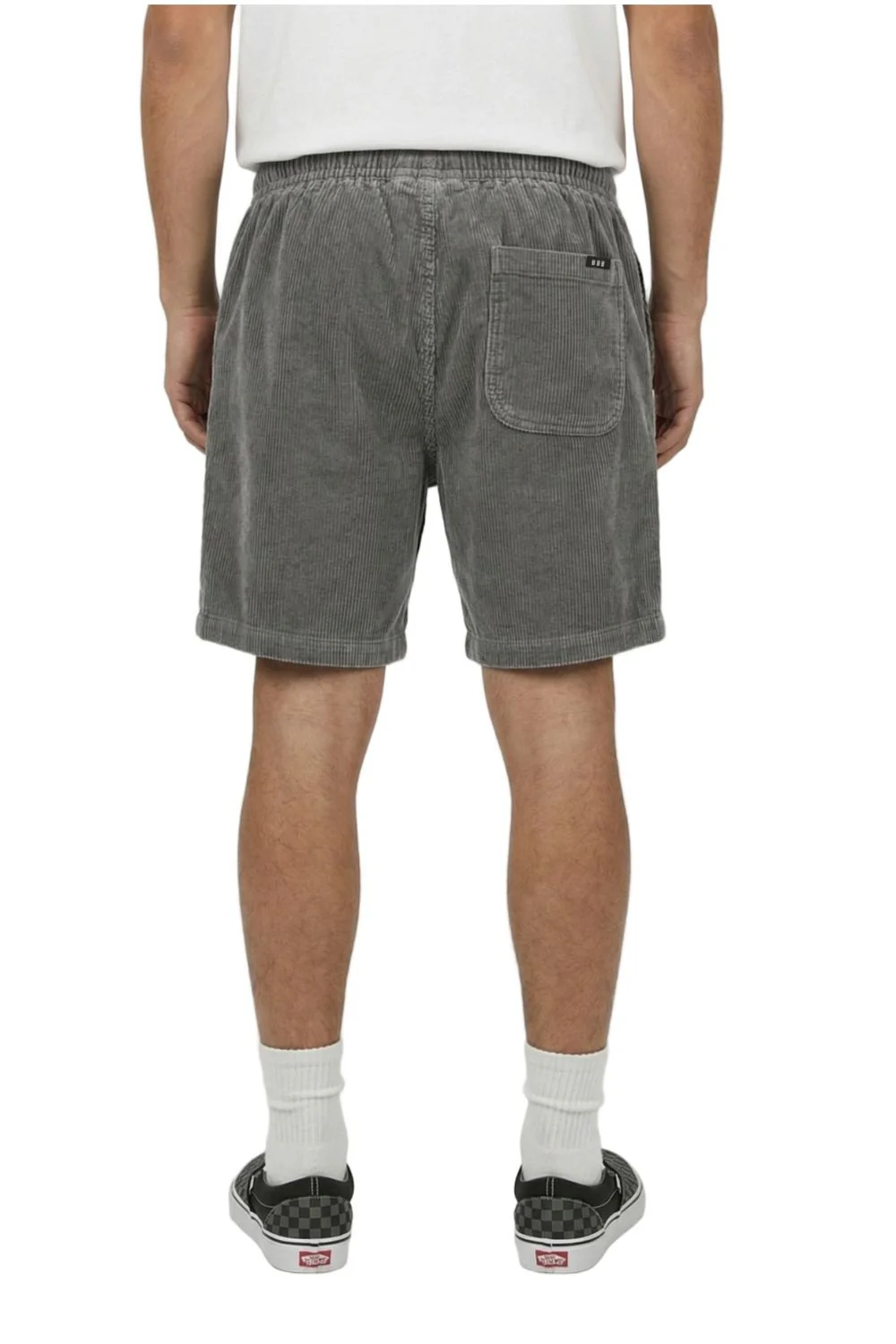 BamBooBay Chill Cord Shorts Grey - Image 3