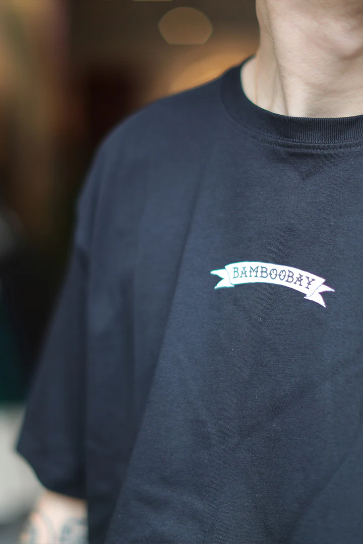 BamBooBay Hold Fast T-Shirt Faded Black - Image 4