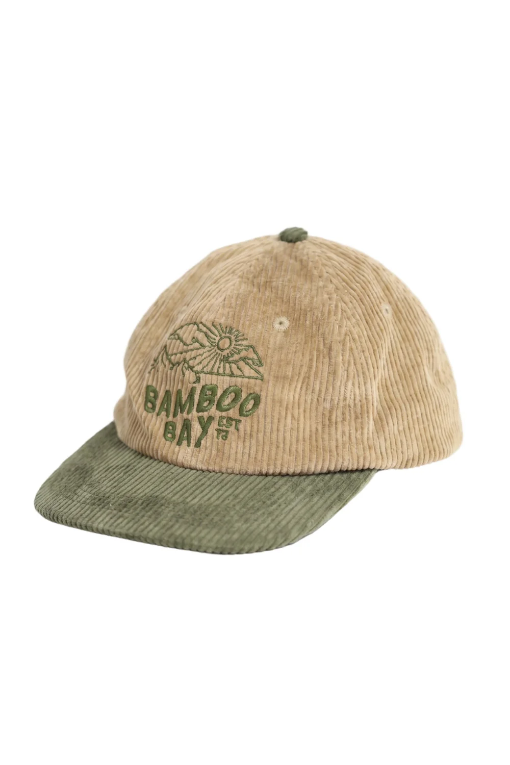 BamBooBay Mountain Cord Cap Brown/Green
