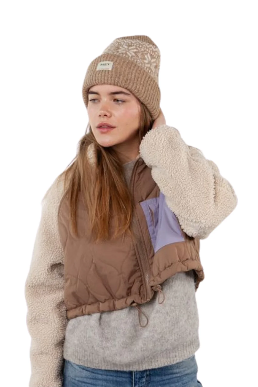 Barts Negomba Beanie Light Brown - Image 2