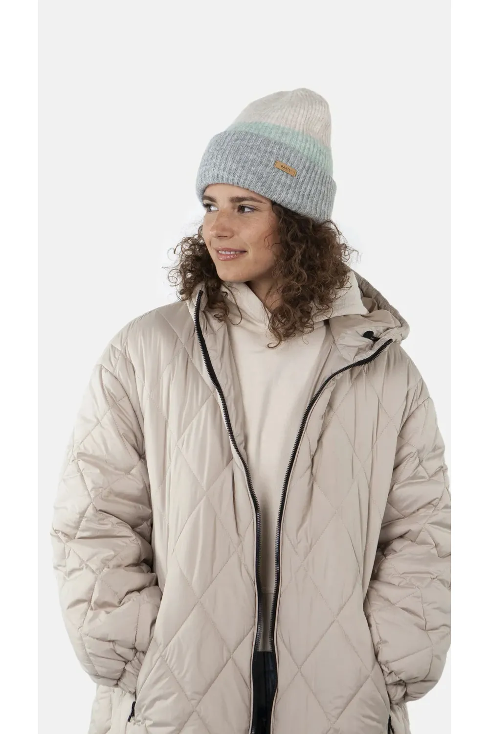 Barts Suzam Beanie Heather Grey - Image 2