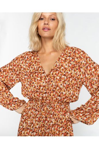 Billabong Good Day Dress Mocha - Image 3
