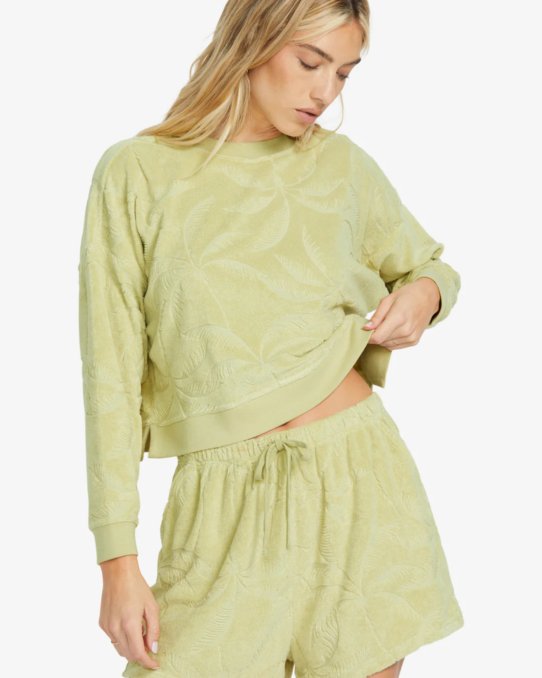 Billabong Sun Tempo Crew Fleece Wasabi - Image 5