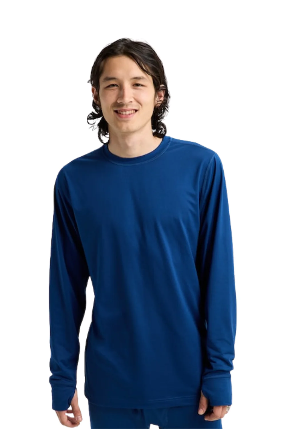 Burton Mens Midweight Base Layer Crewneck Nightfall
