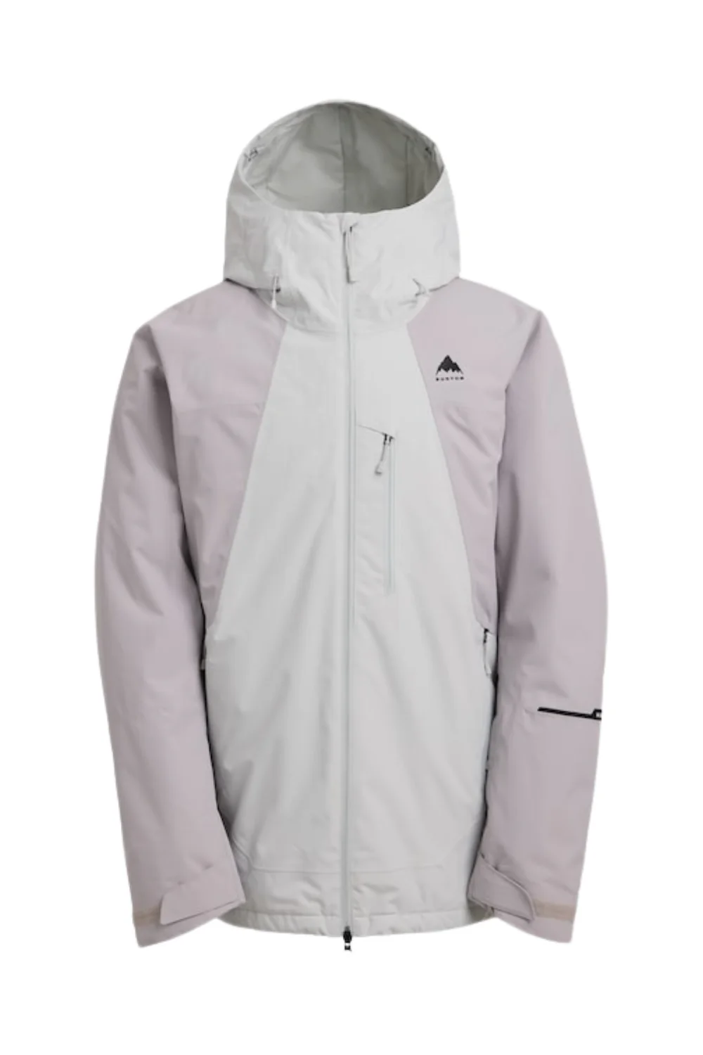Burton Mens Reserve 2L Insulated Snowboard Jacket Grey Cloud/Washed Lavender - Image 9