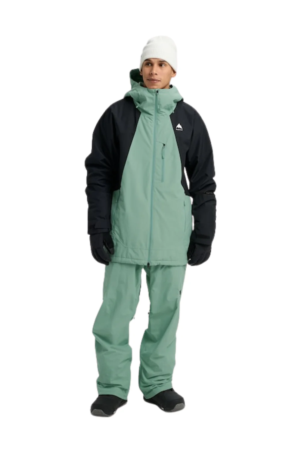 Burton Mens Reserve 2L Insulated Snowboard Jacket Soft Sage/True Black - Image 8