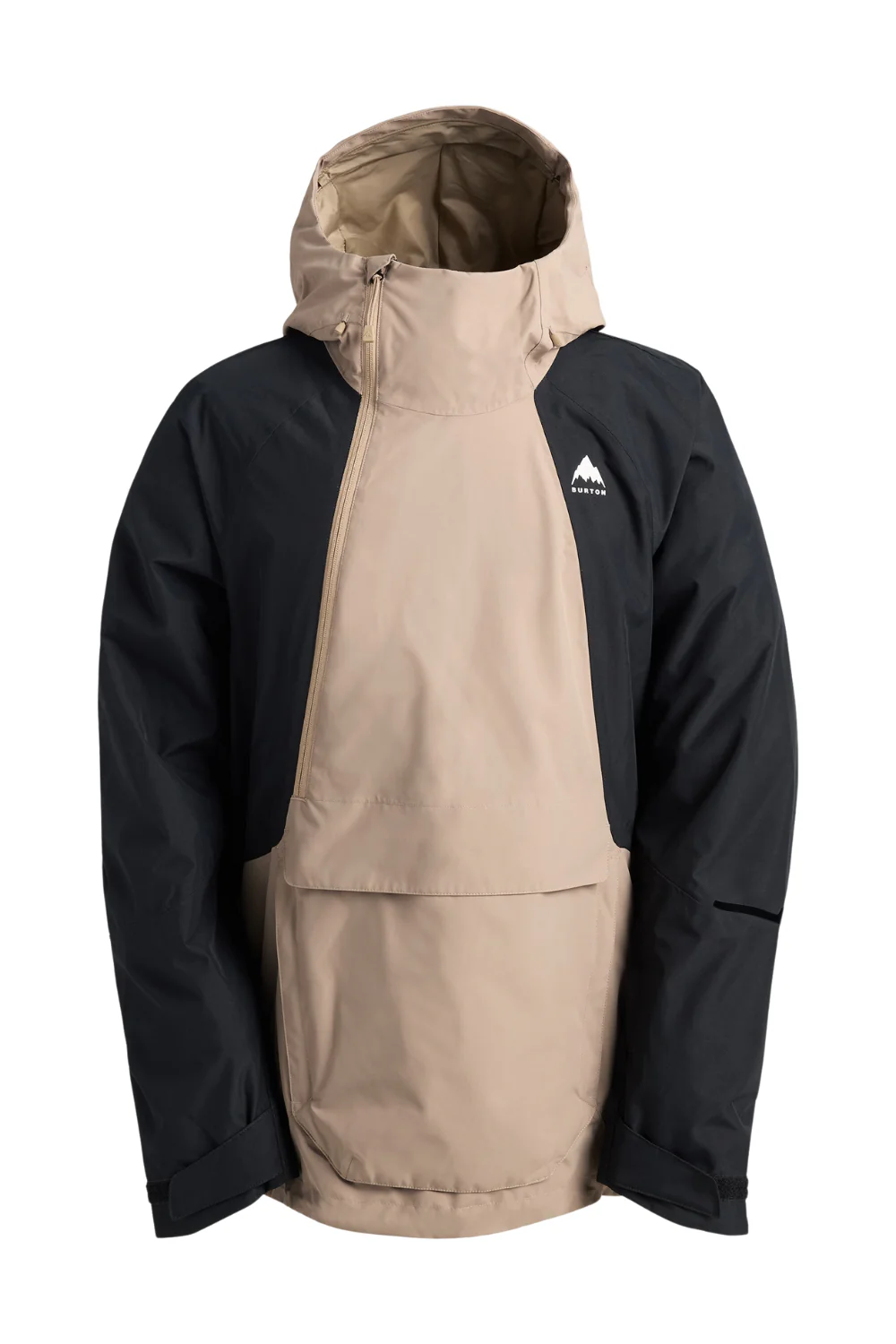 Burton Mens Reserve 2L Relaxed Snowboard Anorak Summit Taupe/True Black - Image 9