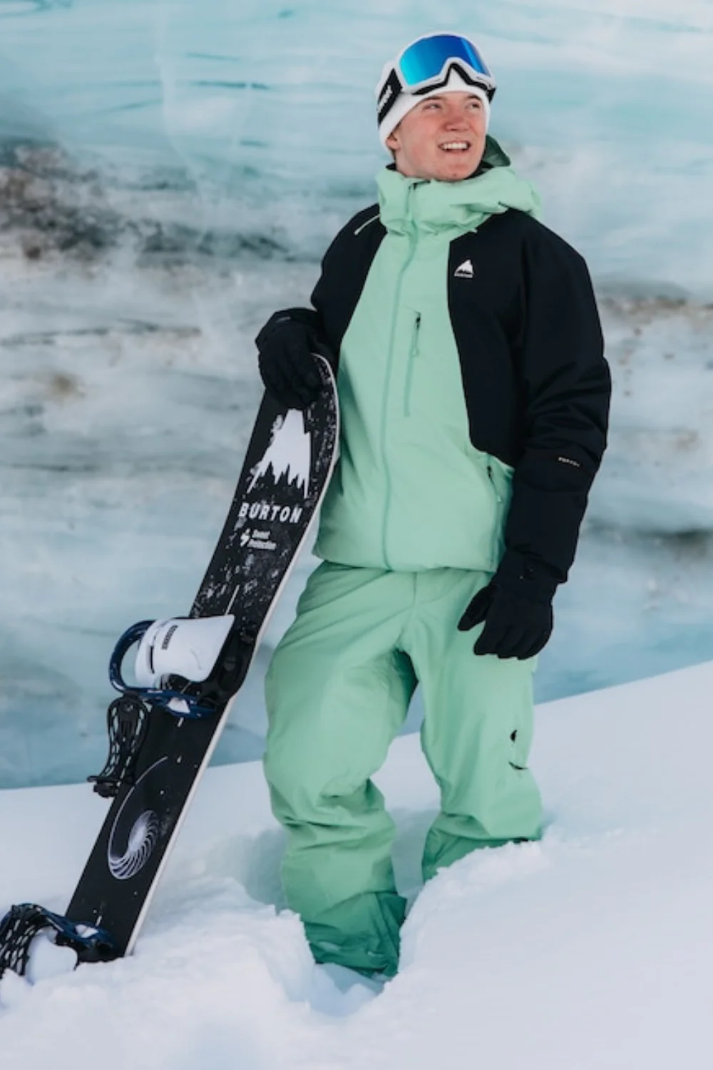 Burton Mens Reserve 2L Shell Snowboard Jacket Soft Sage/True Black - Image 9
