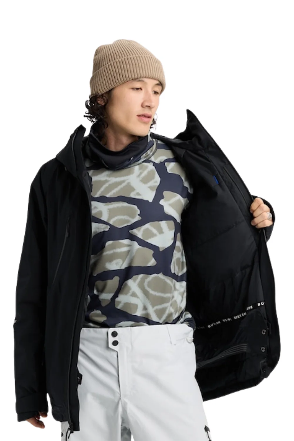 Burton Mens Reserve Gore-Tex 2L Insulated Snowboard Jacket True Black - Image 7