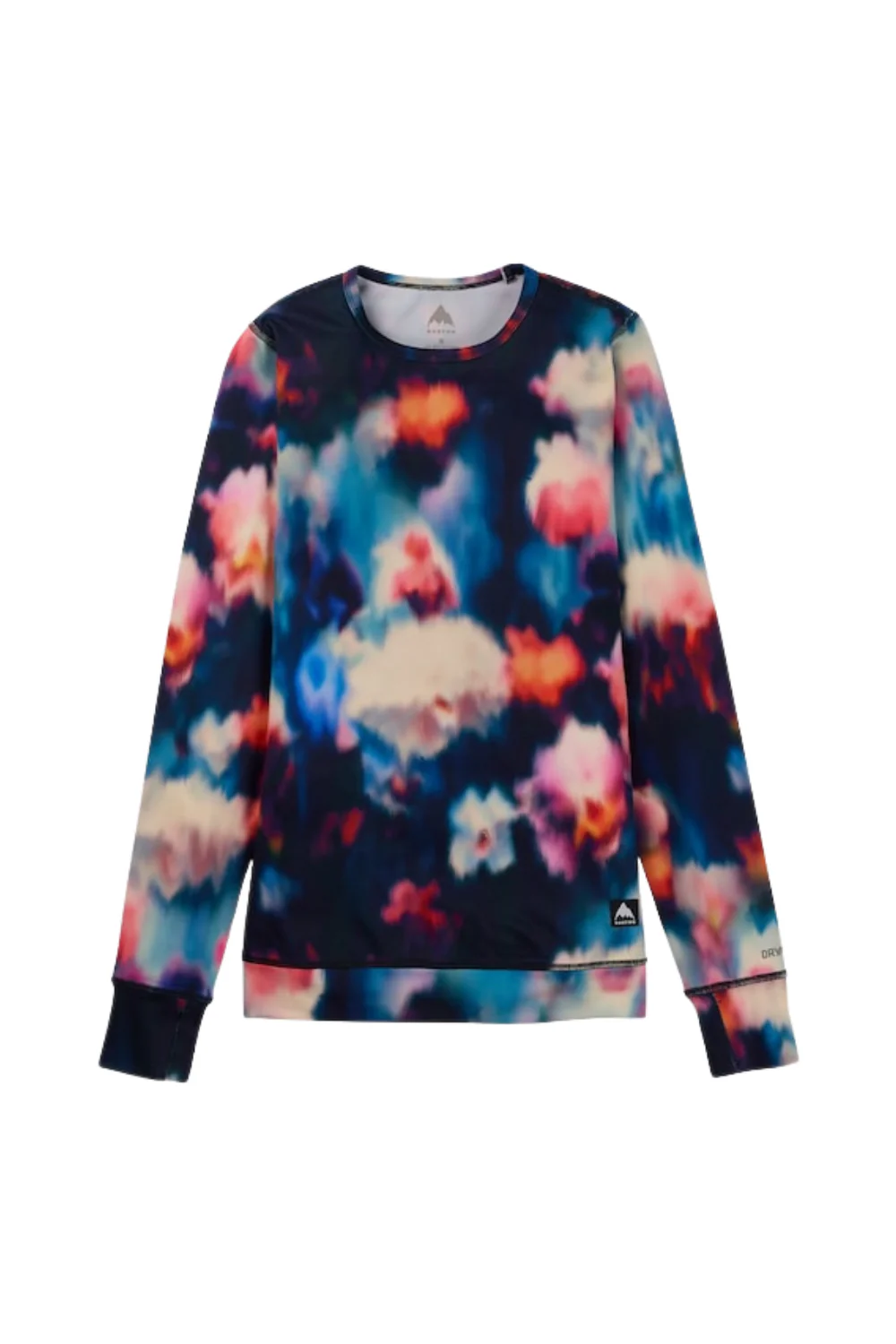 Burton Womens Midweight Base Layer Crewneck Floral Blur - Image 4