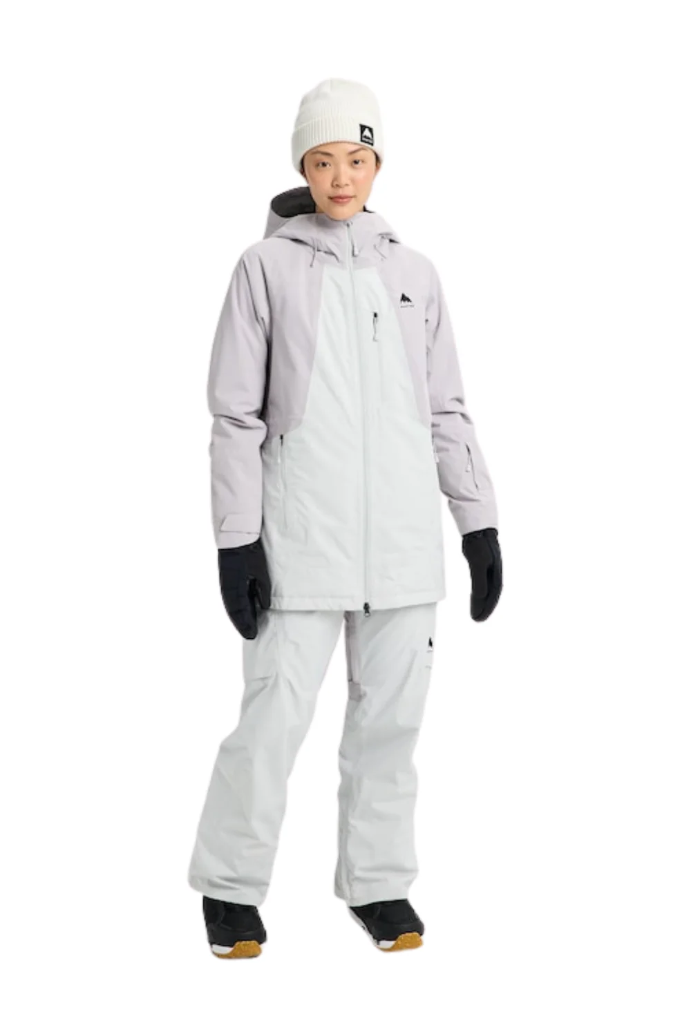 Burton Reserve 2L Insulated Womens Snowboard Jacket Washed Lavender/Gray Cloud - Image 8