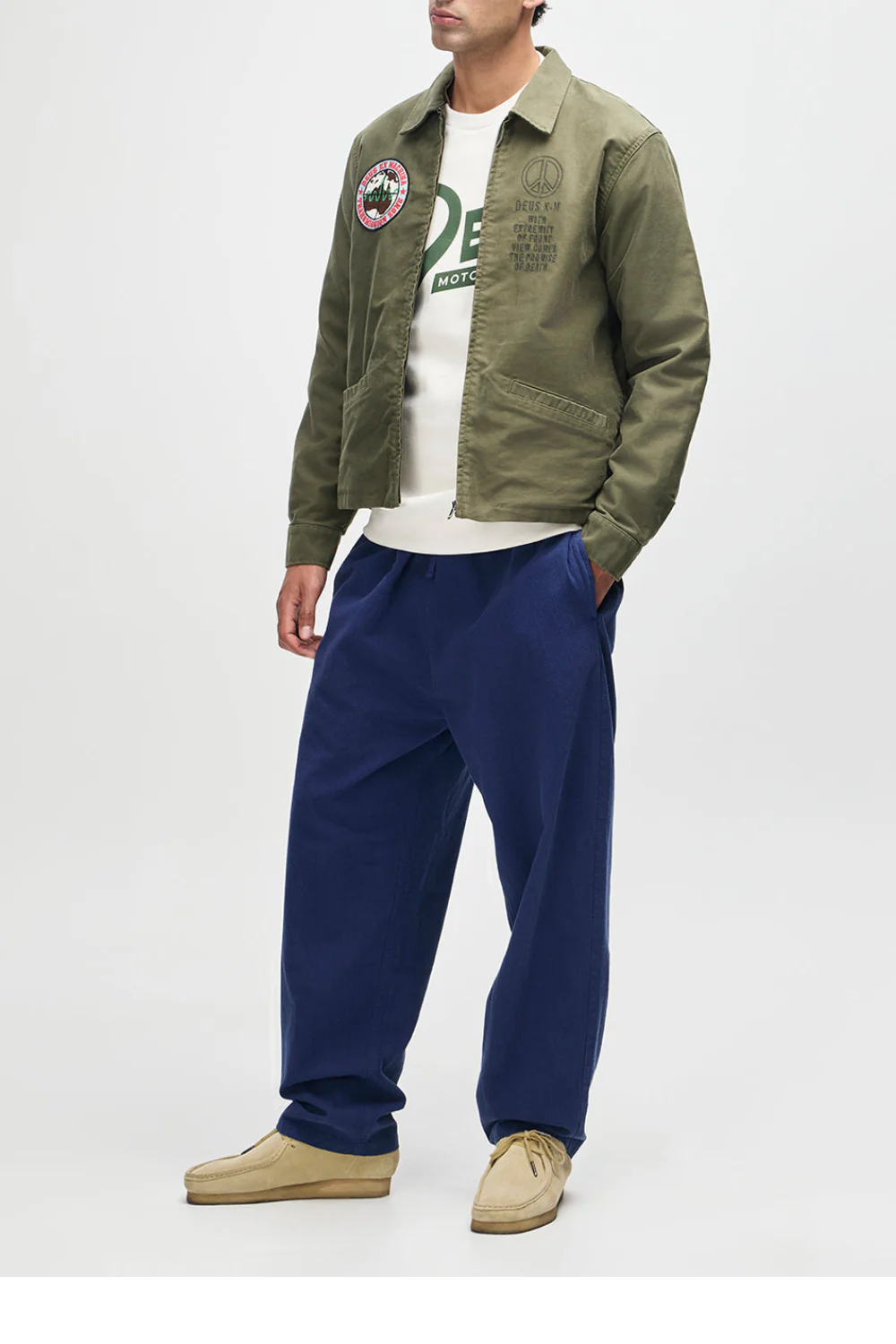 Deus Fugazi Souvenir Mens Jacket Pine Green - Image 3