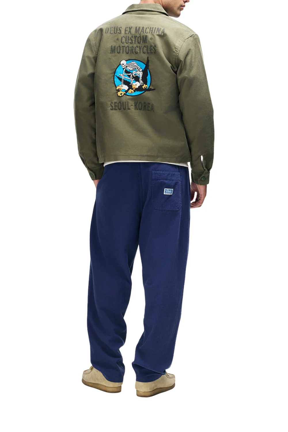 Deus Fugazi Souvenir Mens Jacket Pine Green - Image 4