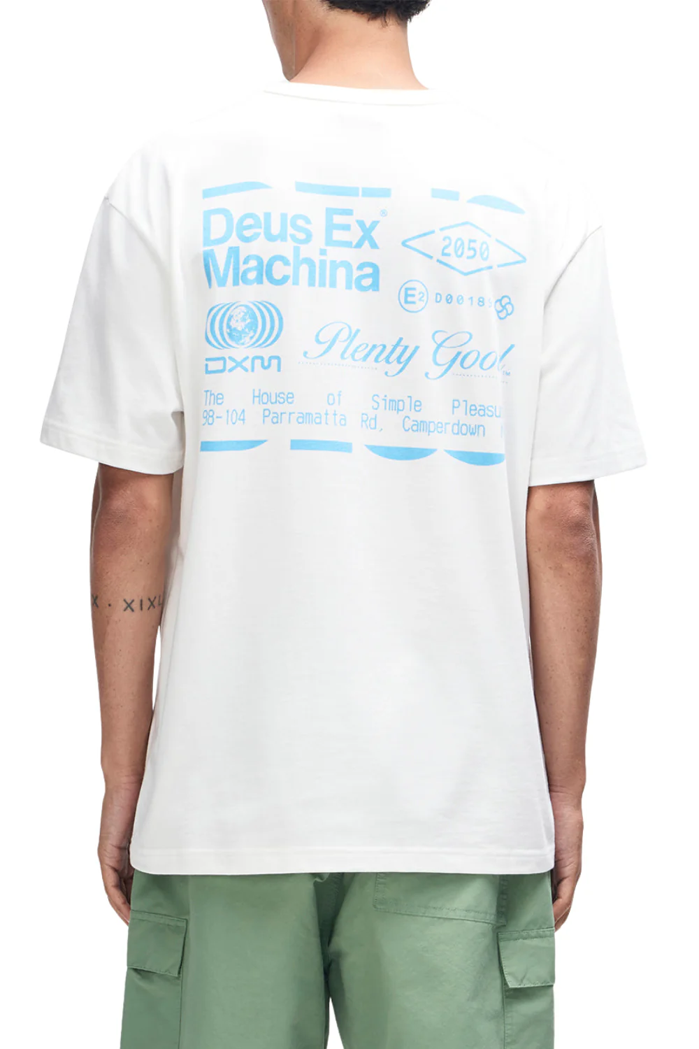 Deus Plenty Good Mens T-Shirt Vintage White