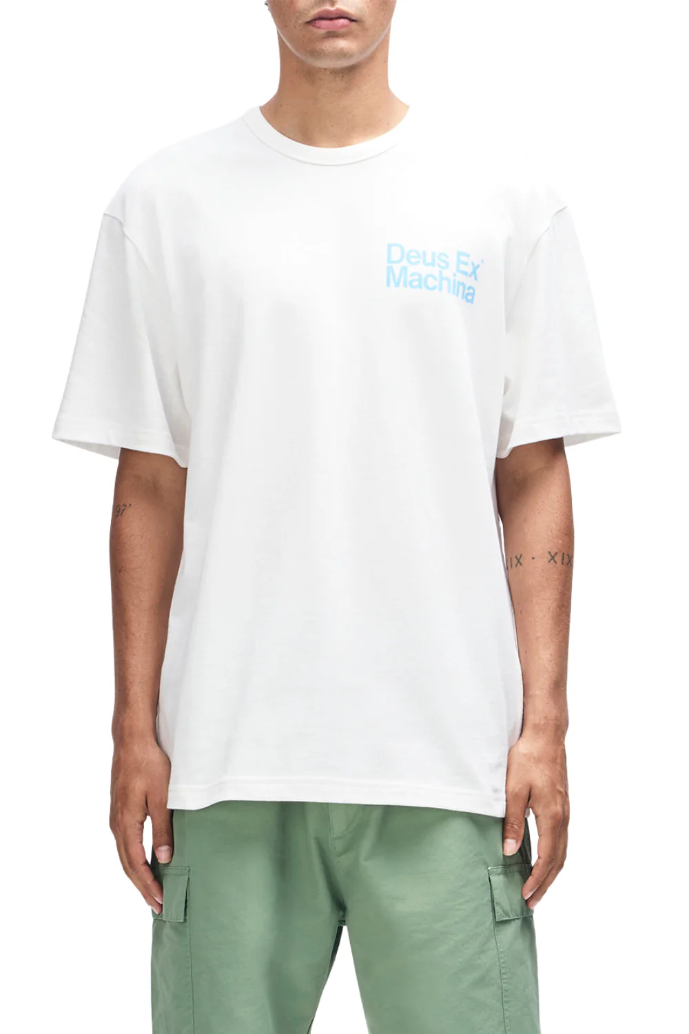 Deus Plenty Good Mens T-Shirt Vintage White - Image 2