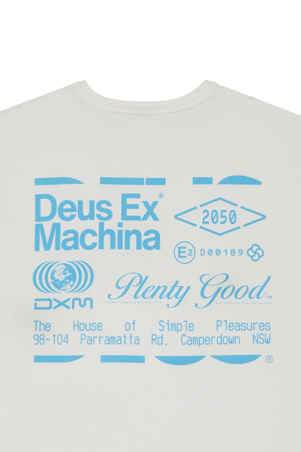 Deus Plenty Good Mens T-Shirt Vintage White - Image 6