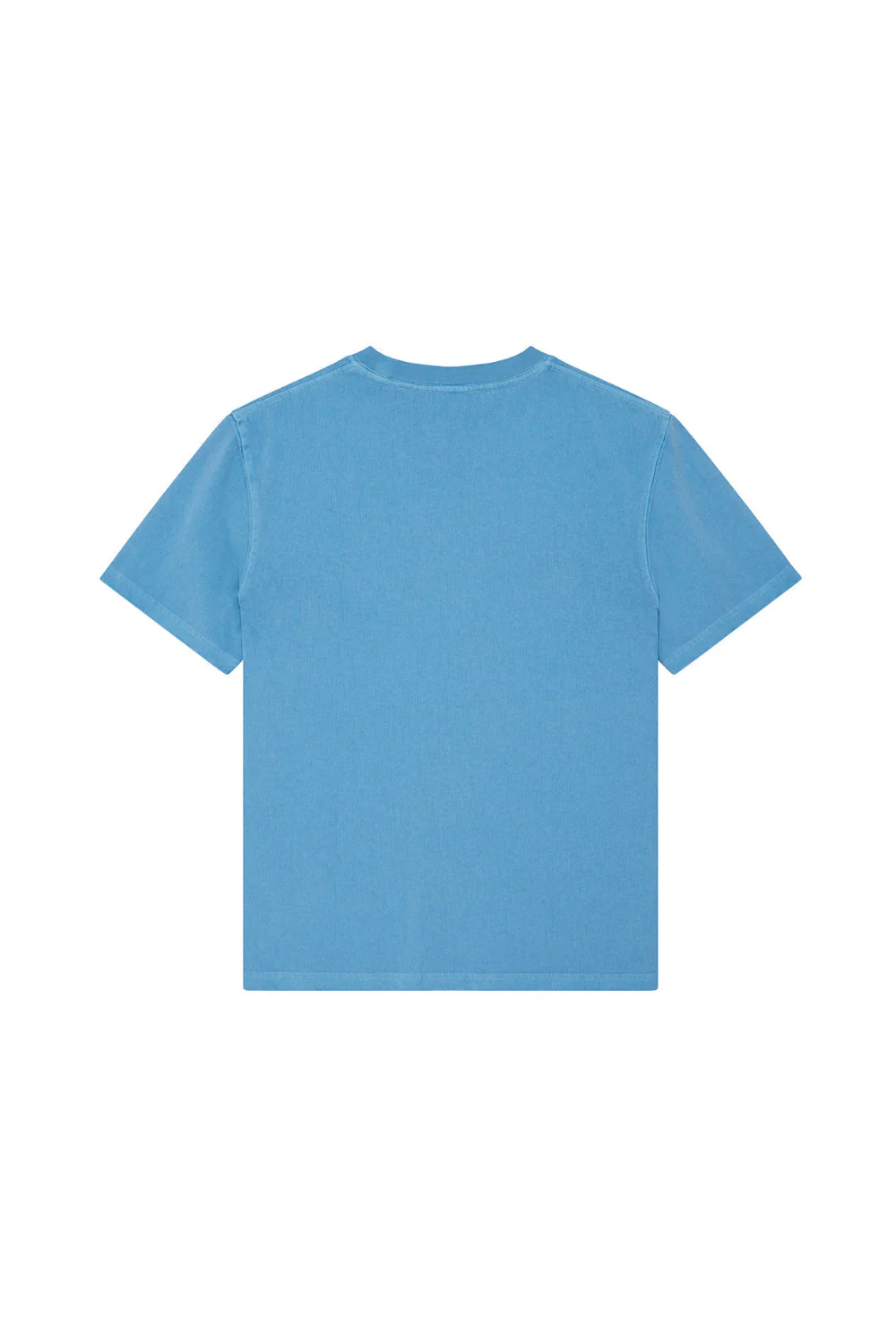 Deus Shield Mens Garment Dyed T-Shirt Bonnie Blue - Image 2