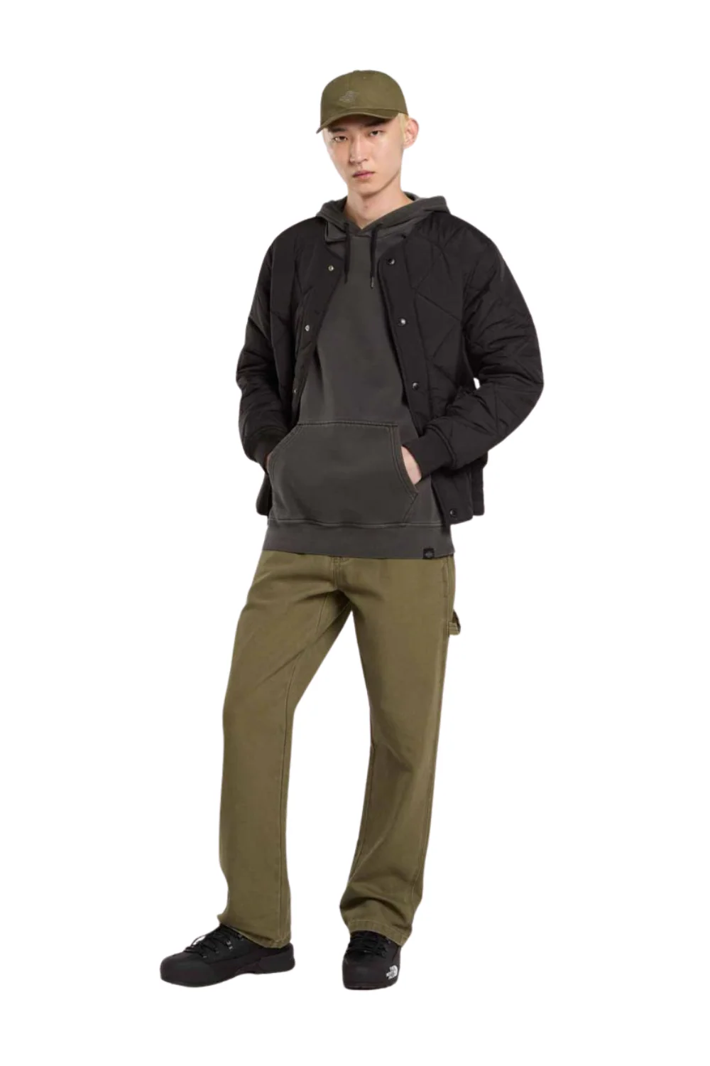 Dickies Christiana Garment Dye Pullover Hoodie Black - Image 6