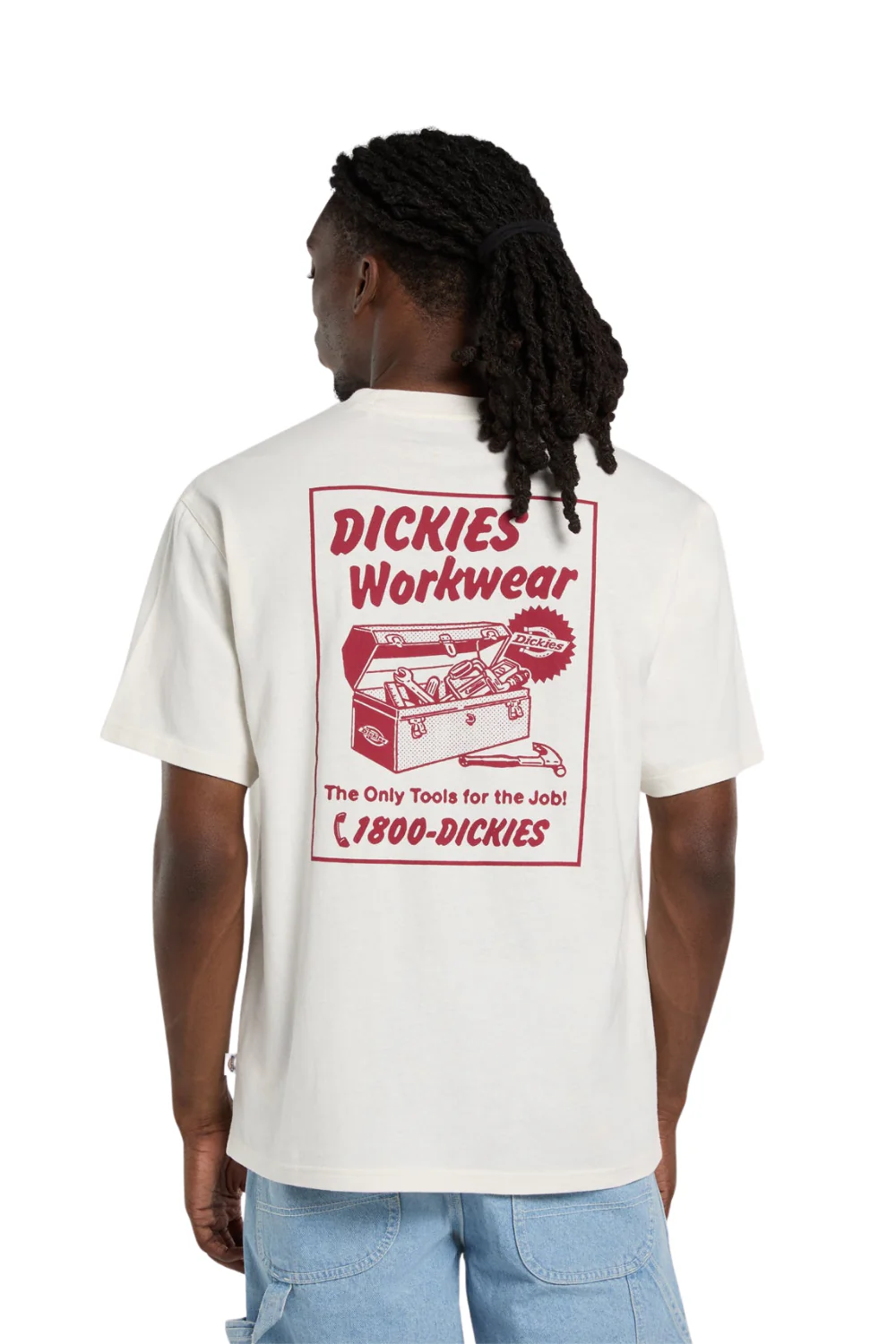 Dickies Dry Ridge Mens T-Shirt Egret