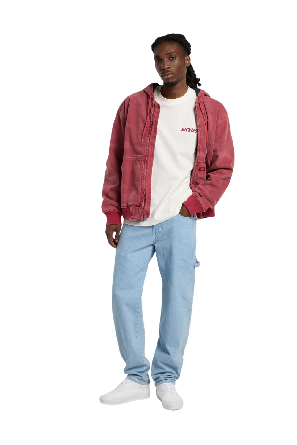 Dickies Dry Ridge Mens T-Shirt Egret - Image 3