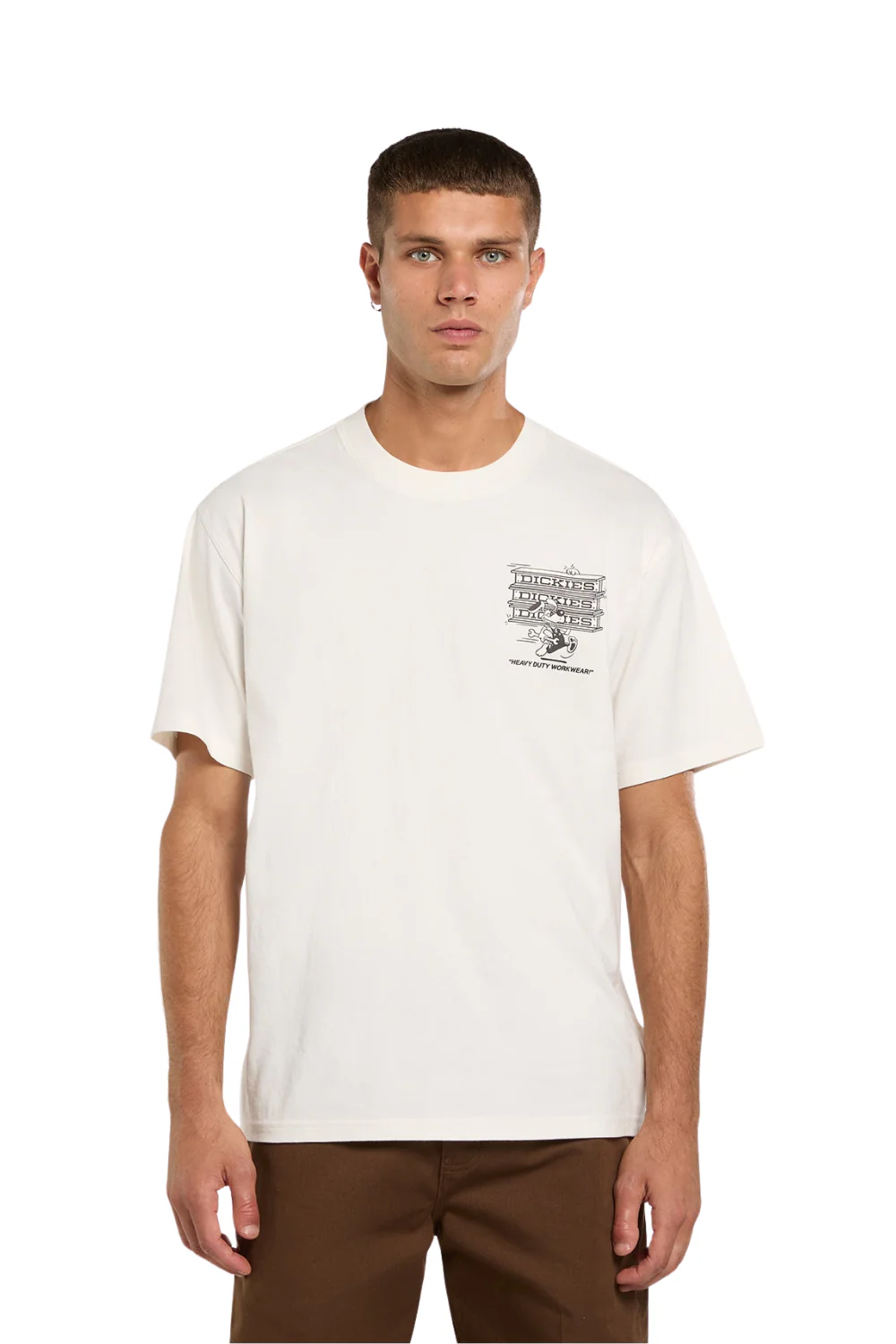 Dickies Lyndyll Mens T-Shirt Egret