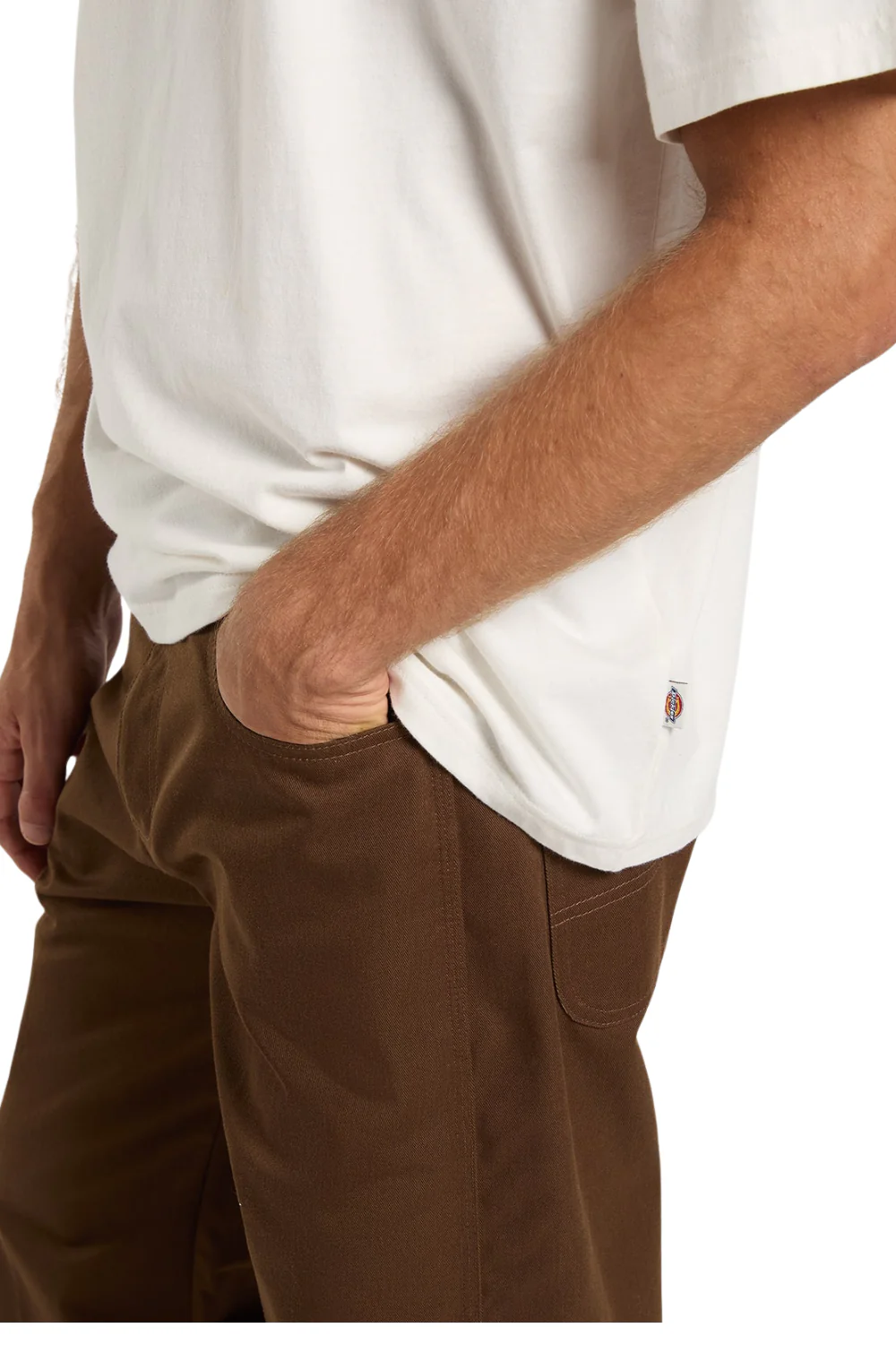 Dickies Lyndyll Mens T-Shirt Egret - Image 4