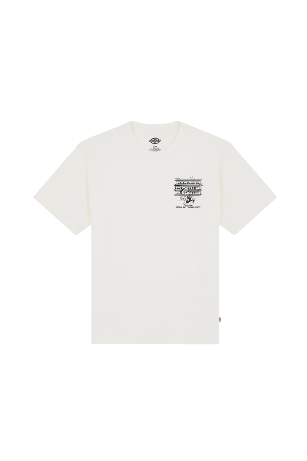 Dickies Lyndyll Mens T-Shirt Egret - Image 5
