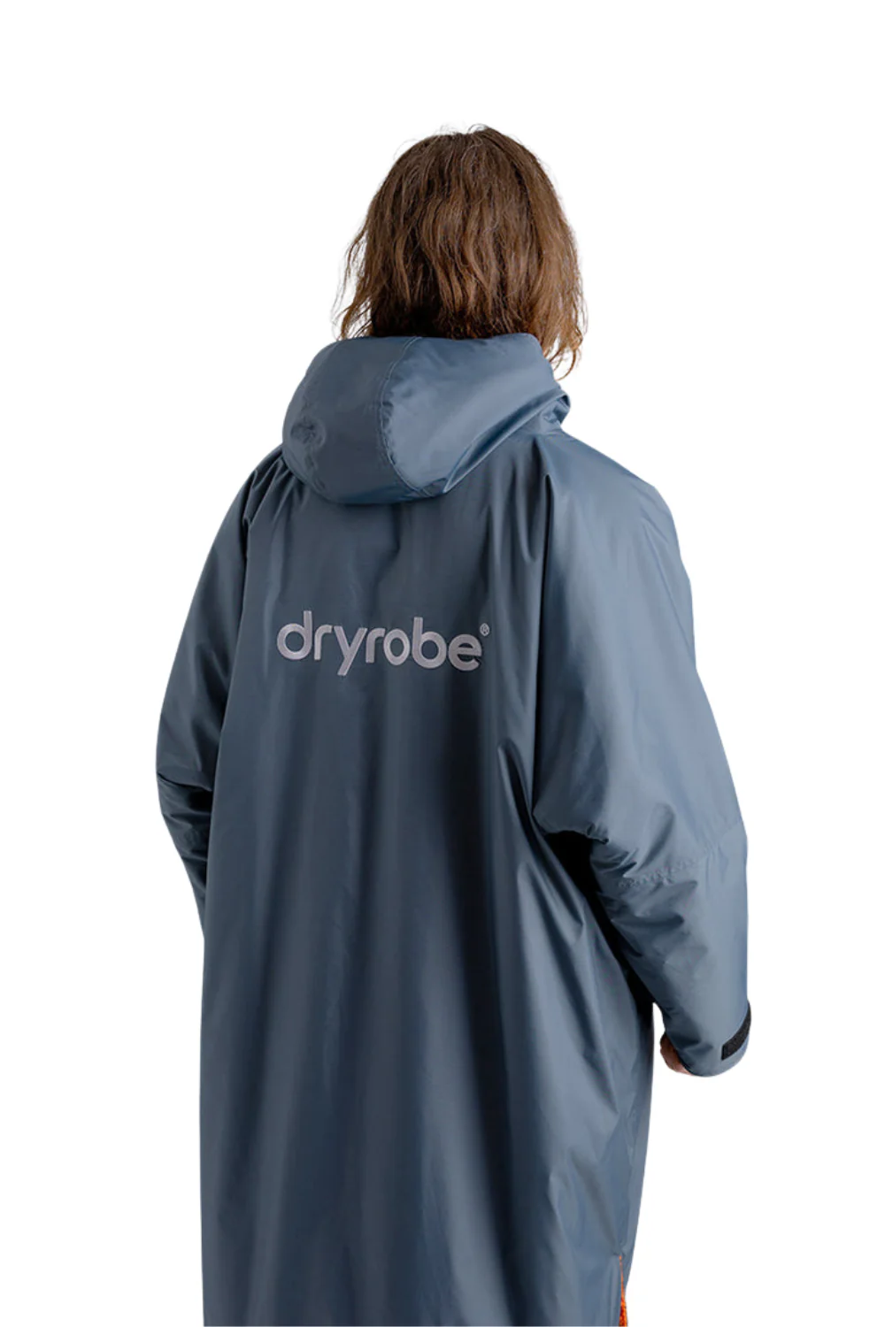 Dryrobe Advance Adult Long Sleeve Dark Grey Orange - Image 3