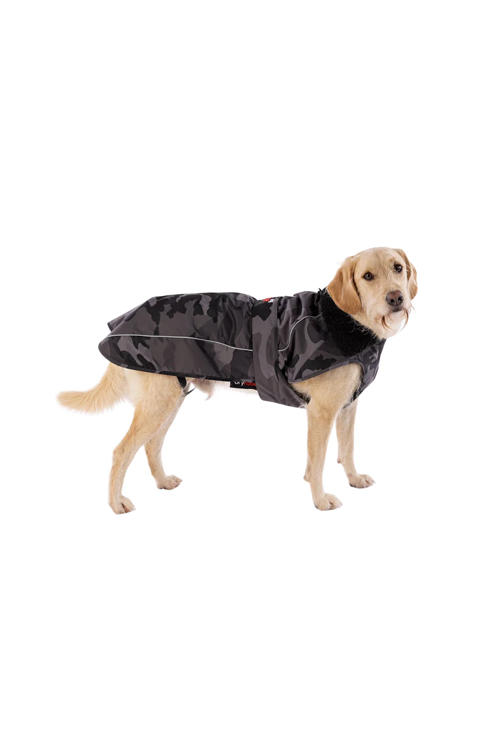 Dryrobe Dog Coat Black Camo - Image 3