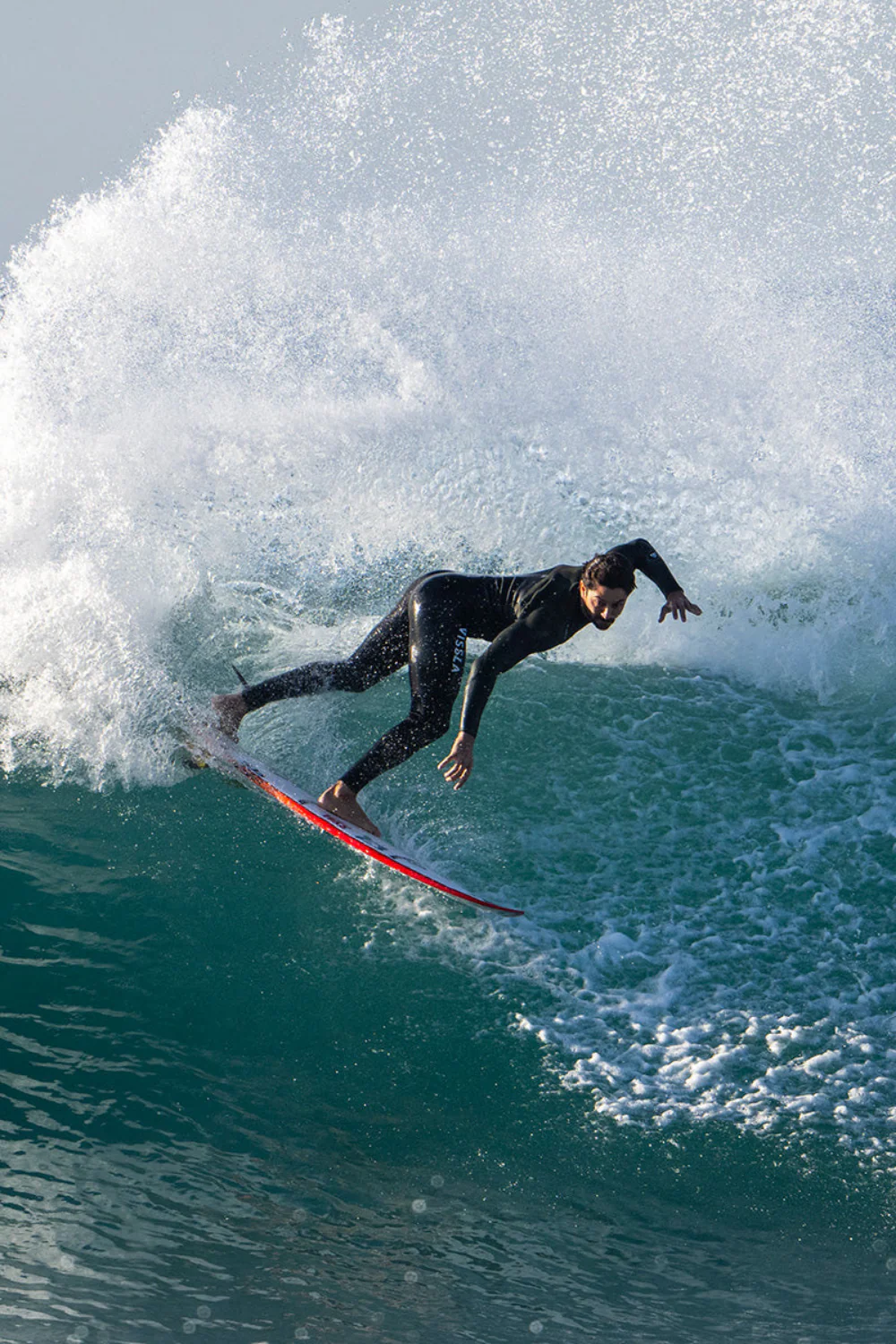 FCS Yago Dora Signature Surfboard Tail Pad Charcoal/Flux - Image 3