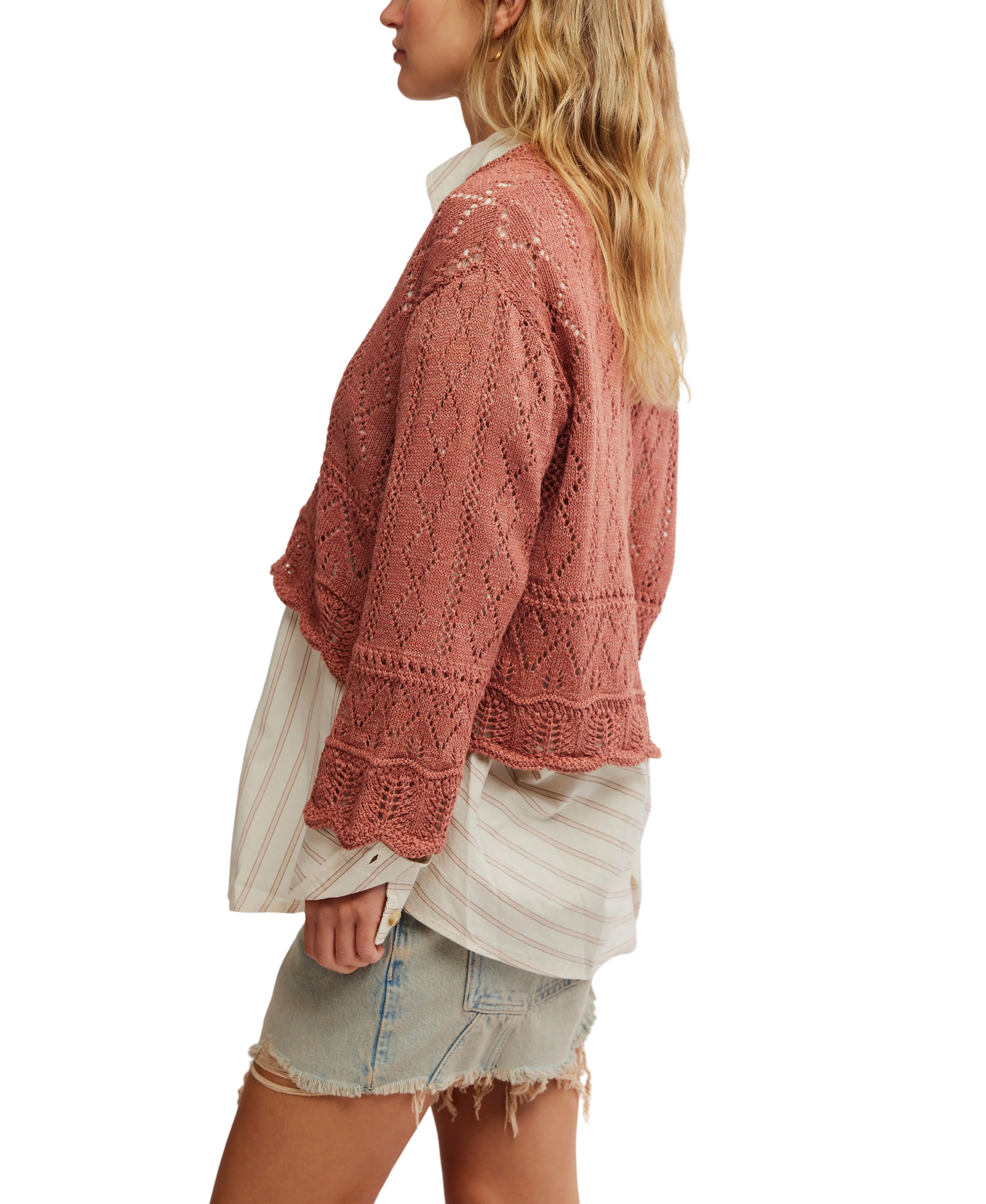Free People Charlotte Sweater Brown - Image 2