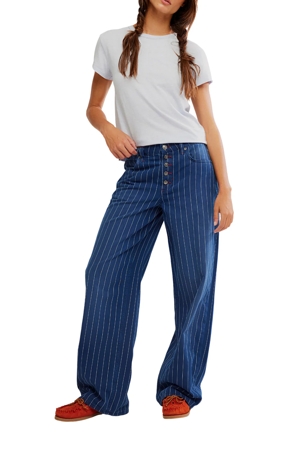 Free People Nova Womens T-Shirt Country Tide - Image 5