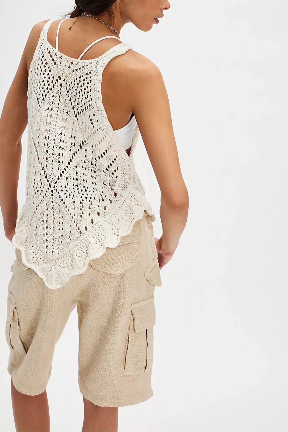 Free People Sea Song Tank Ivory - Image 2