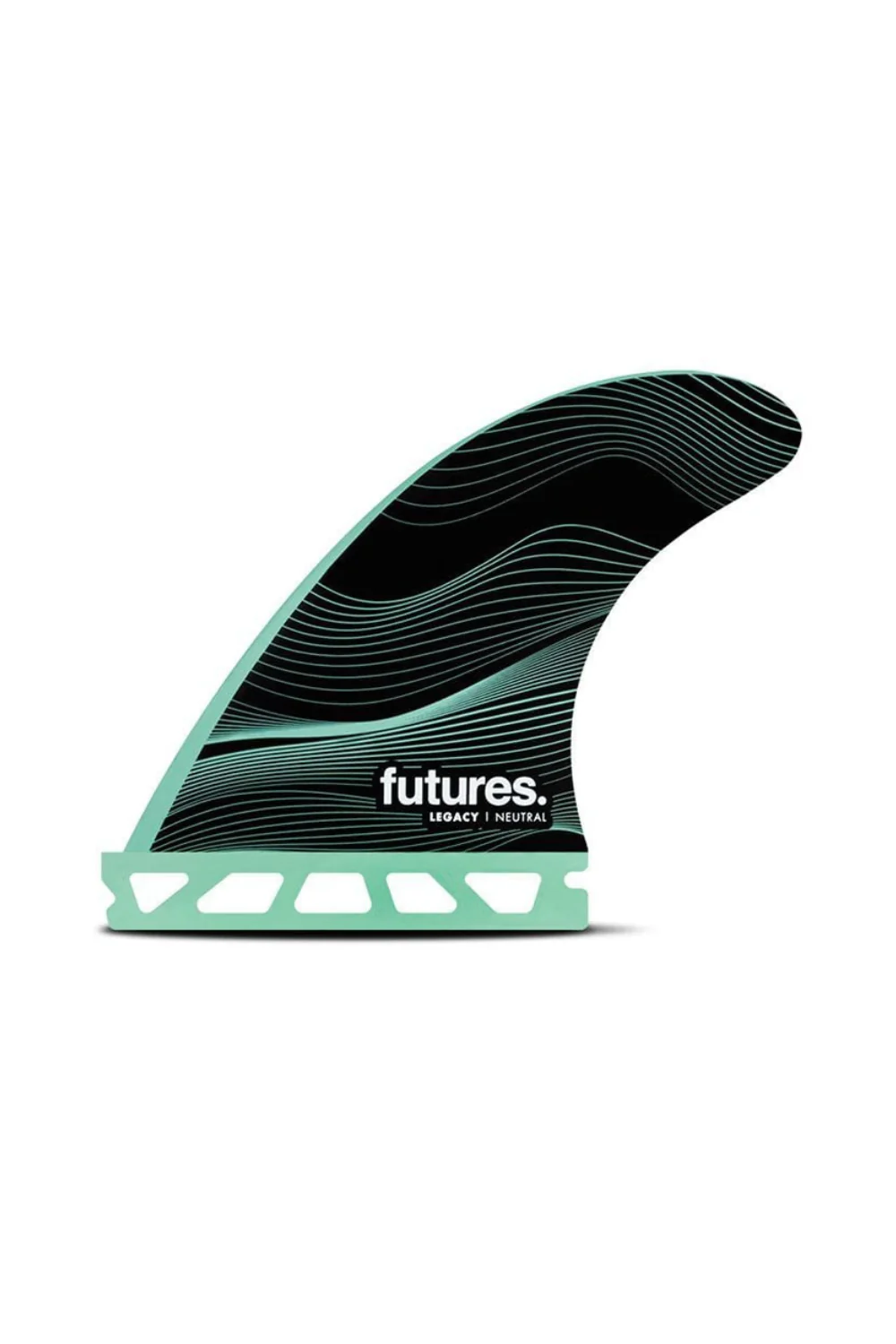 Futures F4 Legacy Honeycombe Surfboard Thruster Fin Set Green
