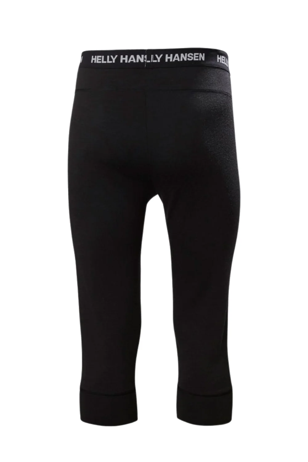 Helly Hansen Mens Lifa Merino Midweight 3/4 Base Layer Pant Black - Image 4
