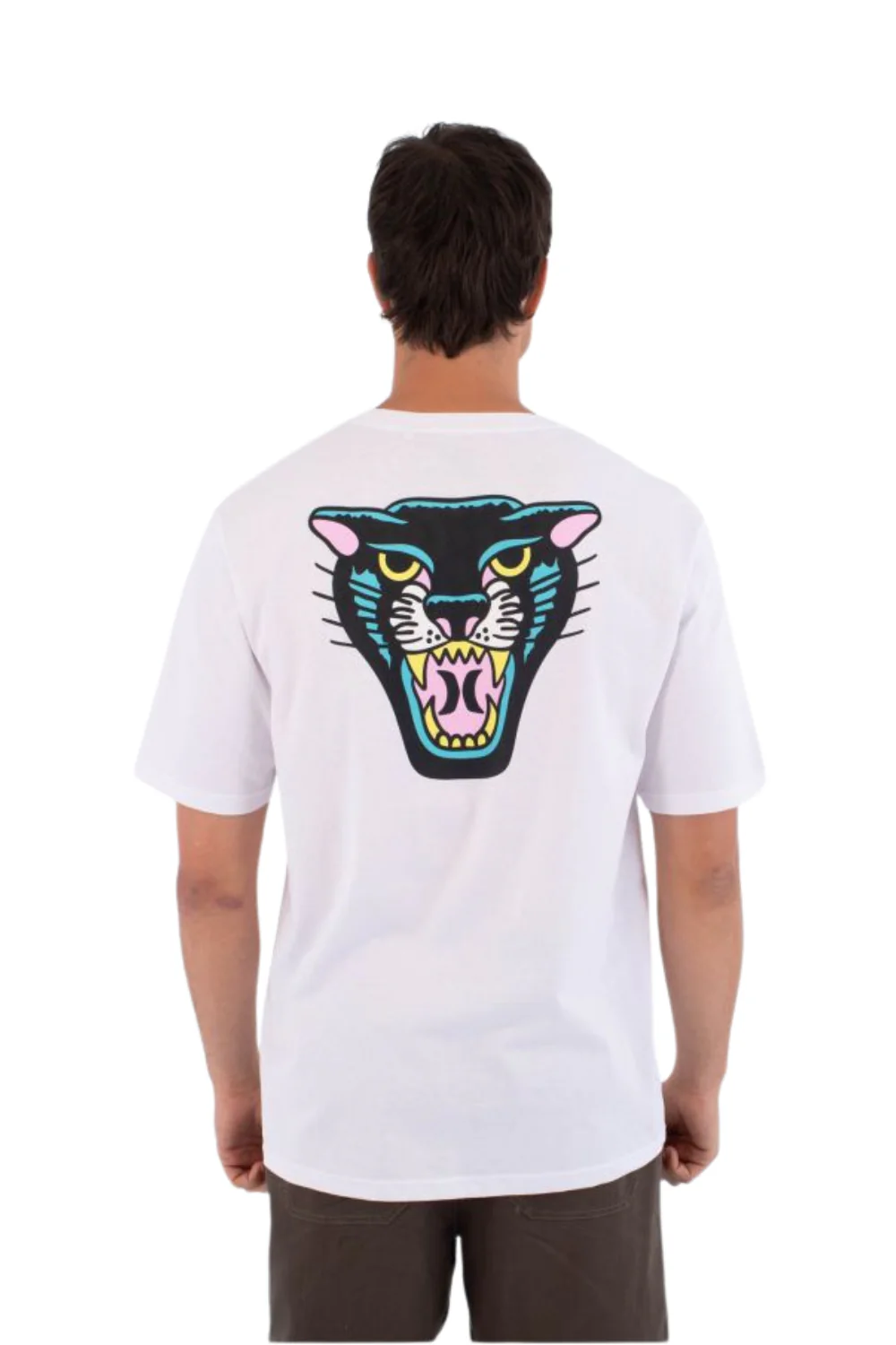 Hurley Etam Black Phanter Mens T-Shirt White