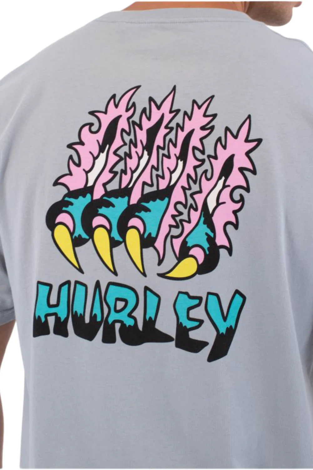 Hurley Etam Scar Mens T-Shirt Spring Breeze - Image 4