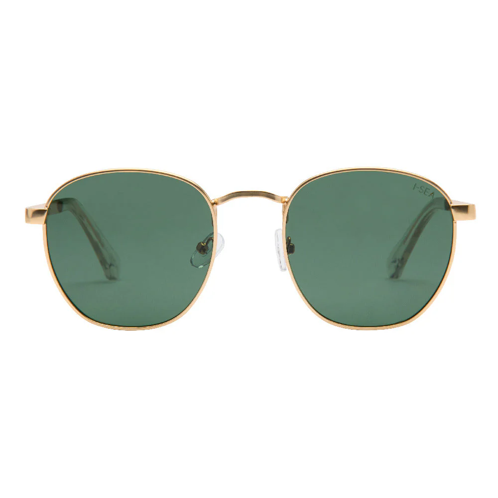 I-Sea Cooper Sunglasses Gold/Green Polarised Lens