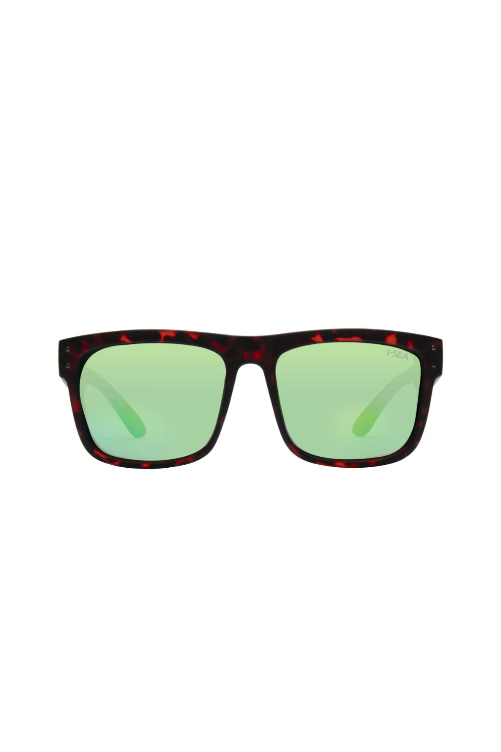 I-Sea V Lander Sunglasses Tort/Green Polarised Lens - Image 2