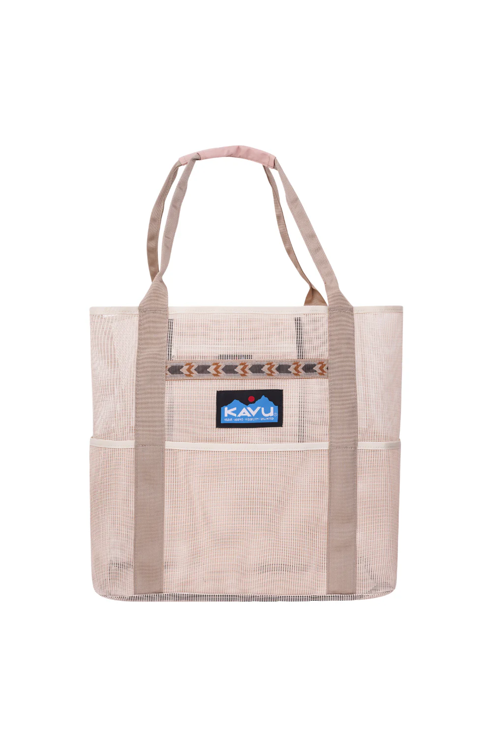 Kavu Alder Lake Mesh Tote Bag Frappe