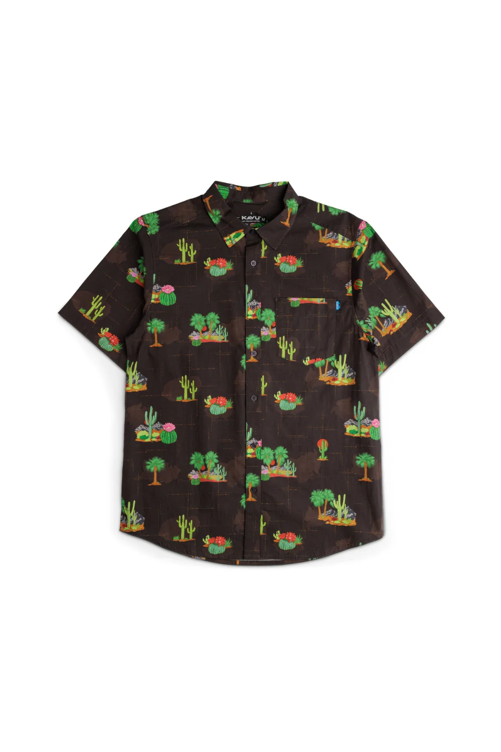 Kavu The Jam Mens Short Sleeve Shirt Wild Desert - Image 2