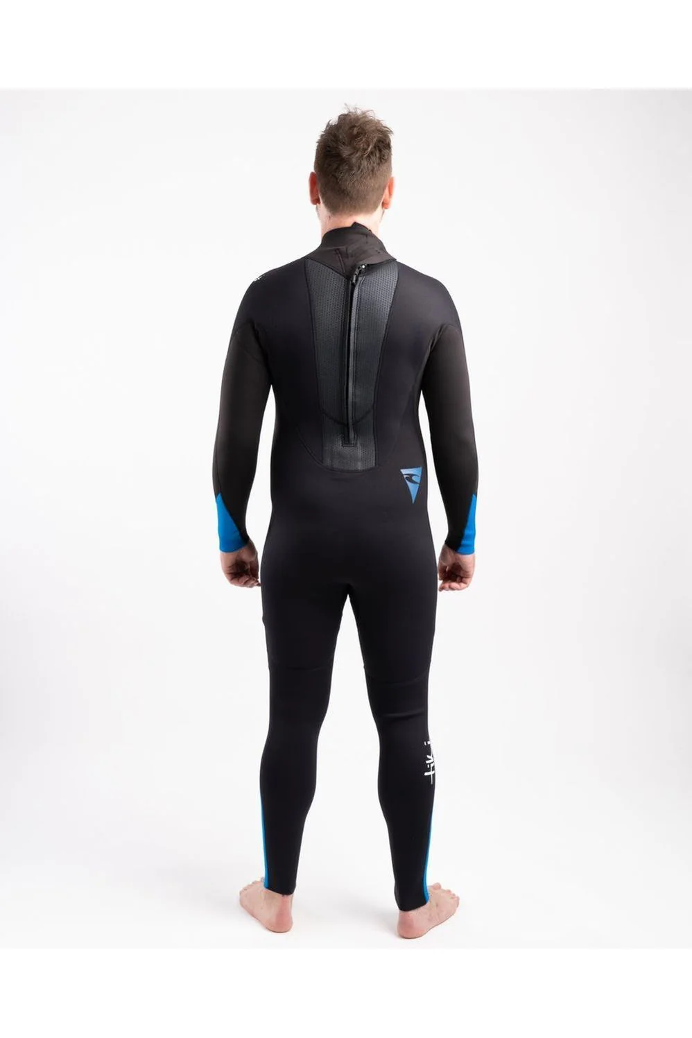 Tiki Tech 3/2mm Mens Wetsuit Back Zip Black/Blue - Image 7
