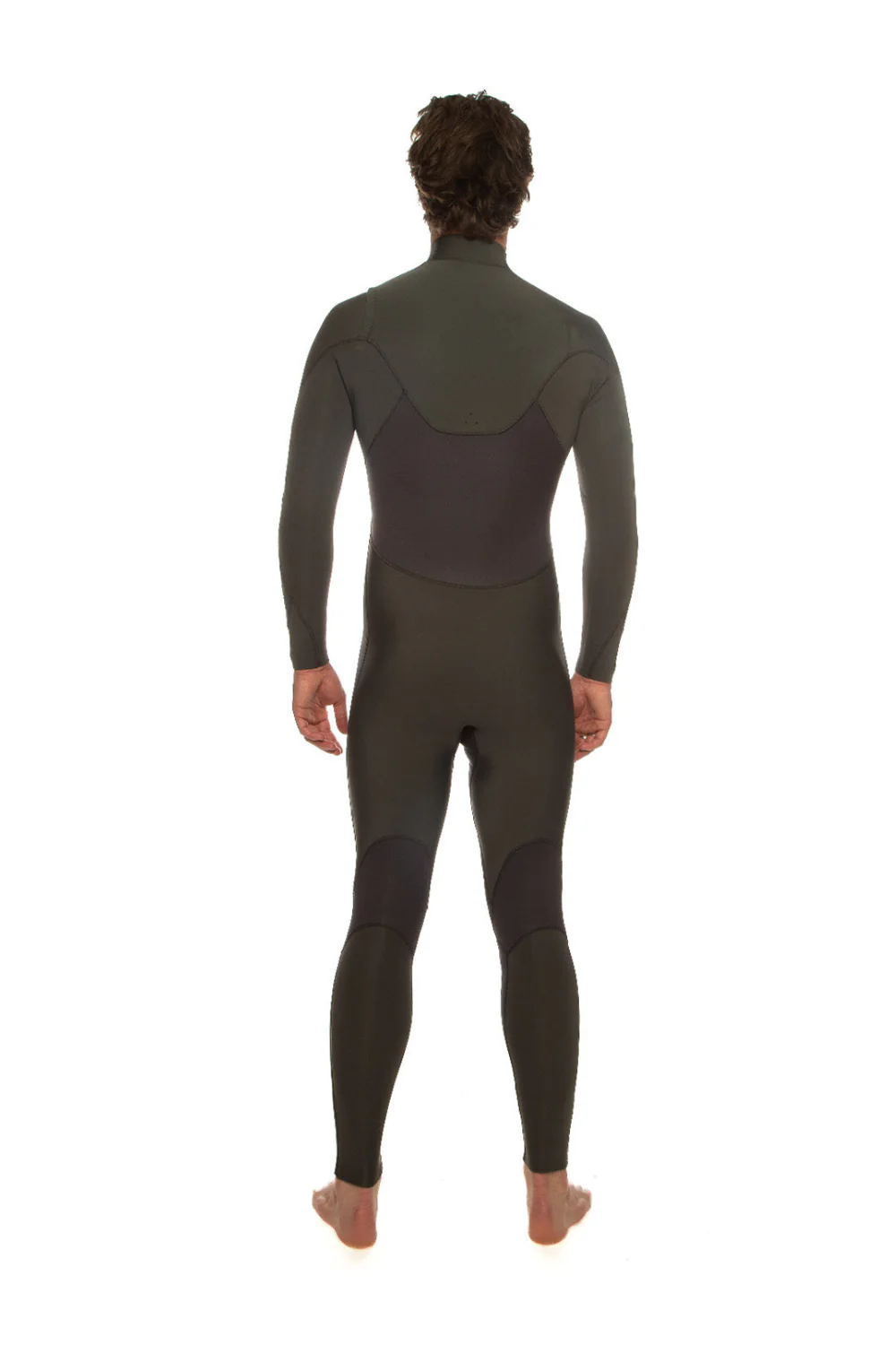 Tiki Tech 4/3mm Mens Wetsuit Chest Zip Black - Image 2