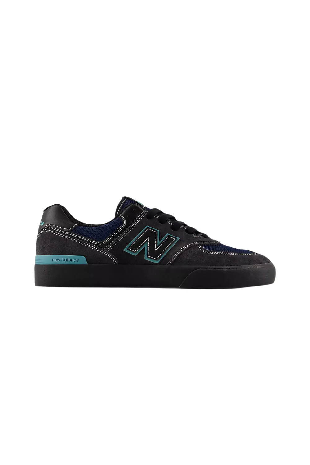 New Balance Numeric 574 Vulc Mens Shoes Faded Black/Faded Teal