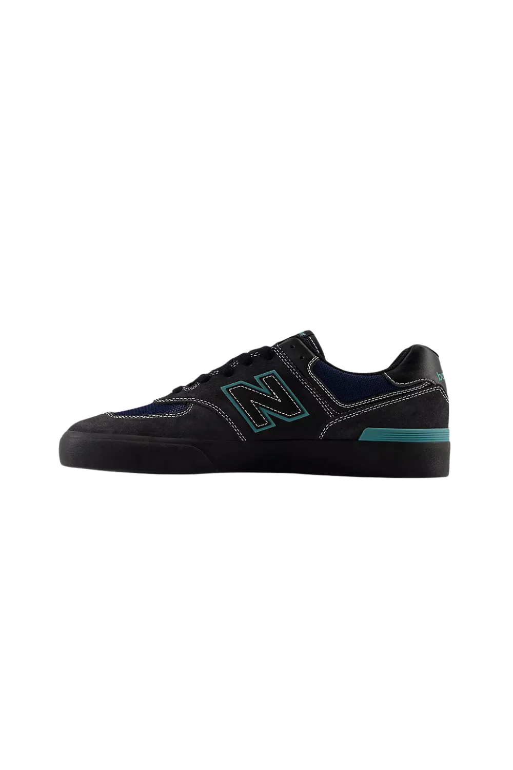 New Balance Numeric 574 Vulc Mens Shoes Faded Black/Faded Teal - Image 3